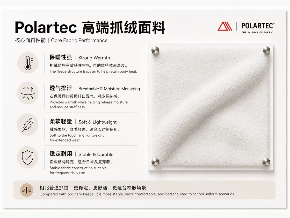 Polartec high-pile fleece presentation