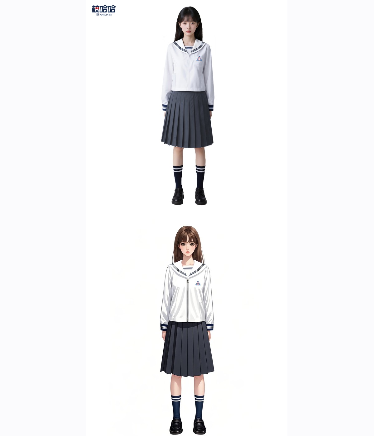 Japan client cardigan school uniform concept