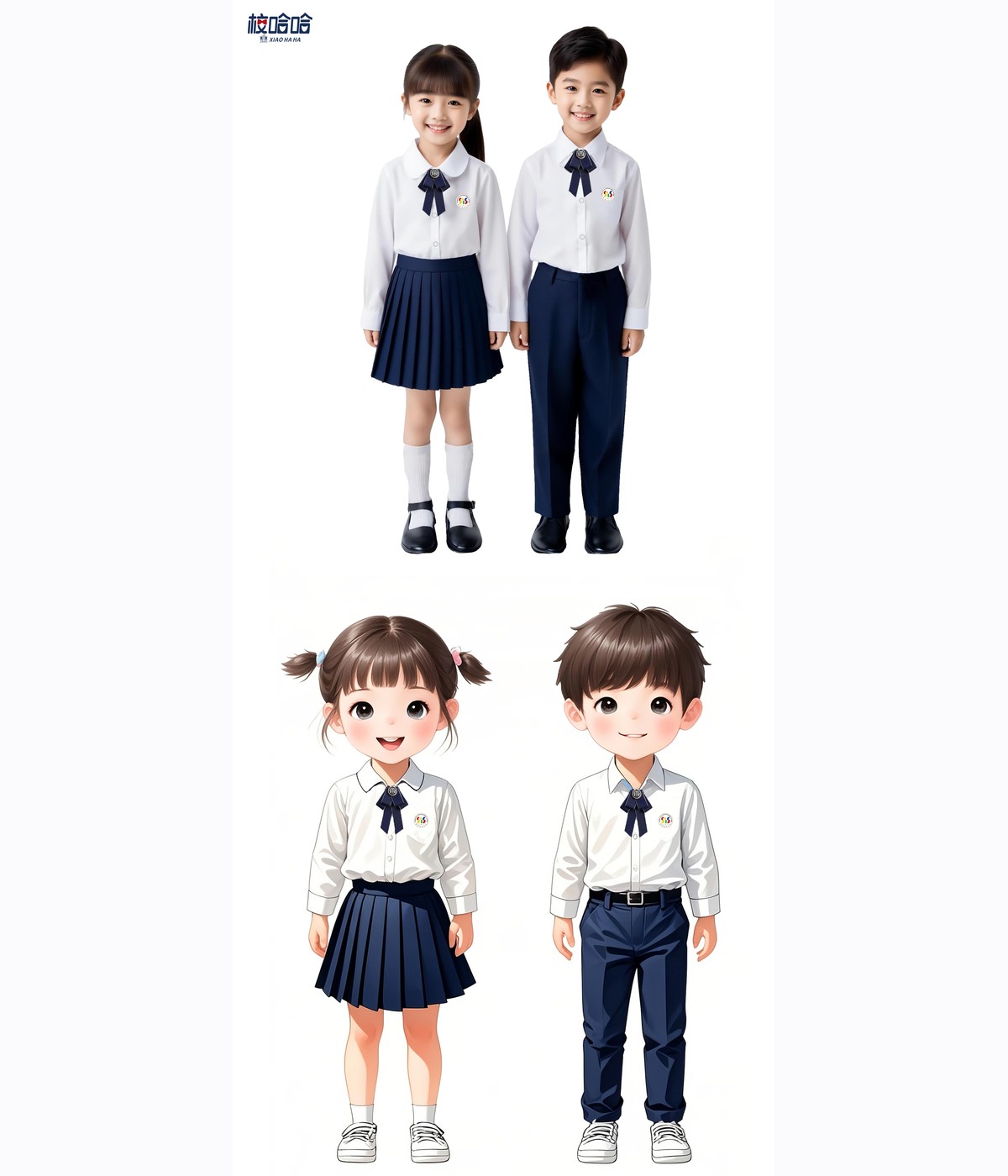 Manila client formal shirt and tie uniform concept